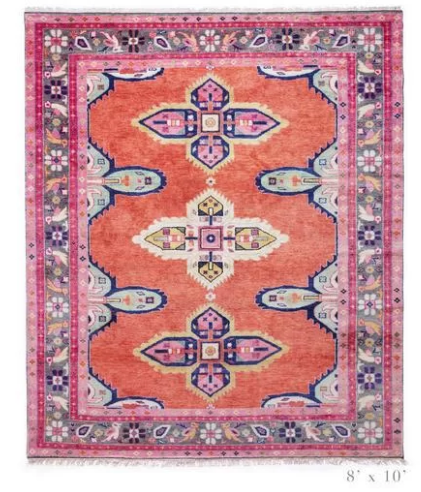 Stunning  8x10 Caitlin Wilson Kismet coral rug …